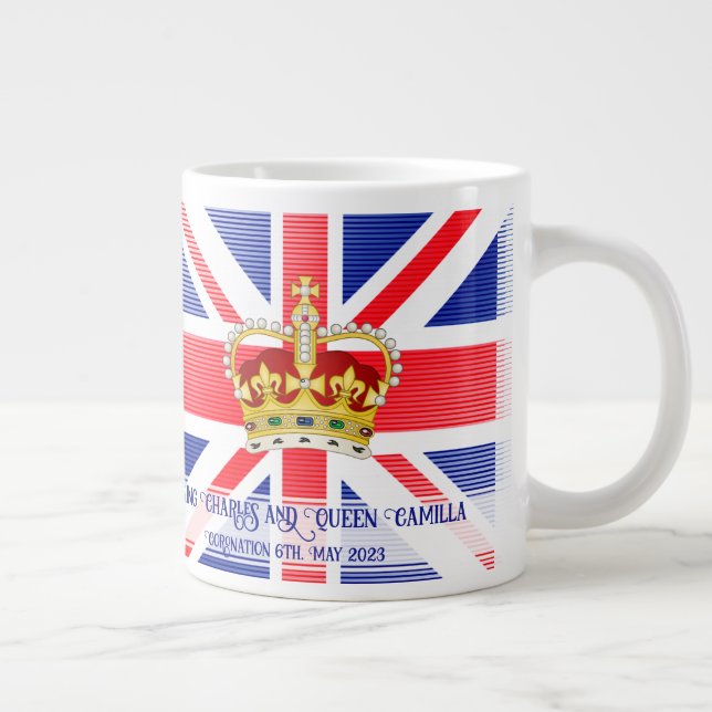 Coronation de la Mug de café du roi Charles III (Droite)