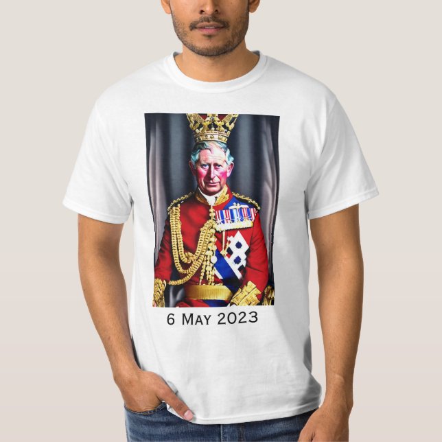 Coronation du roi Charles III T-shirt (Devant)