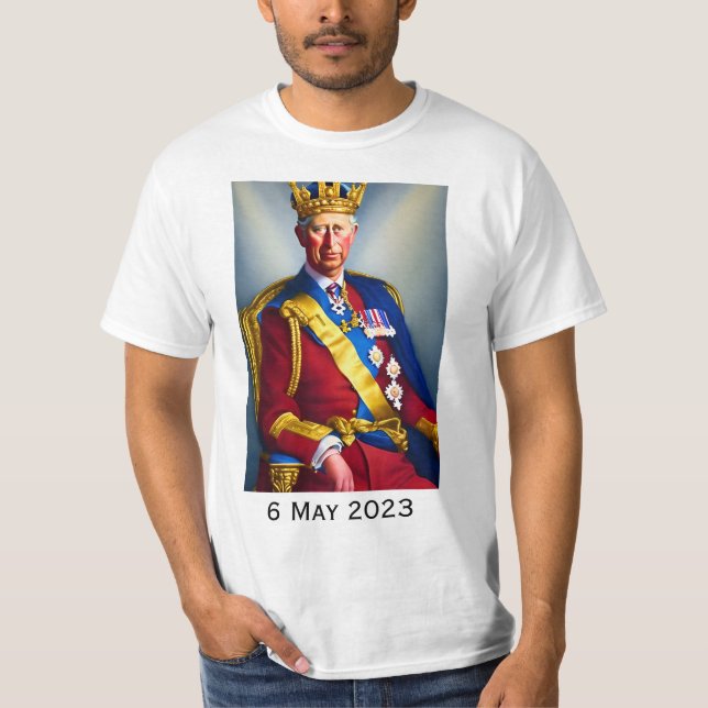 Coronation du roi Charles III T-shirt (Devant)