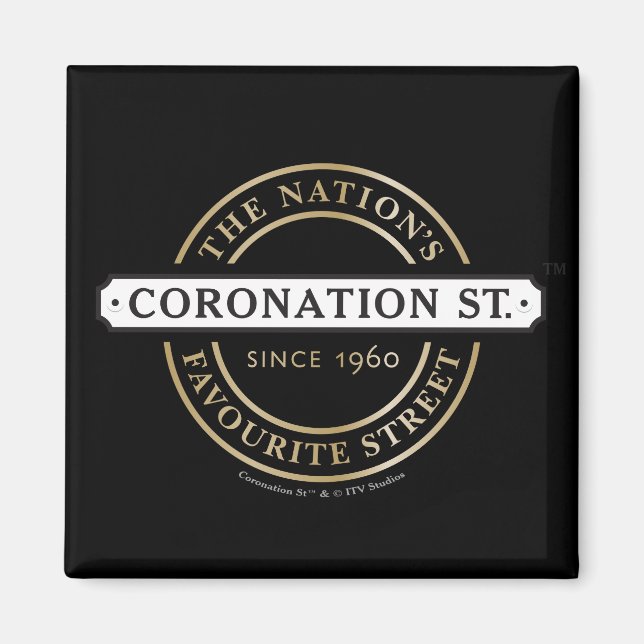 Coronation Street - Logo Magnet (Devant)