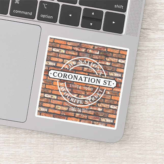 Coronation Street - Sticker Logo (Détail)