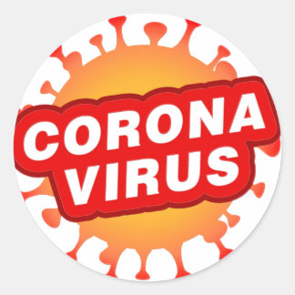 CoronaVirus Sticker Covid19 Corona Virus Texte