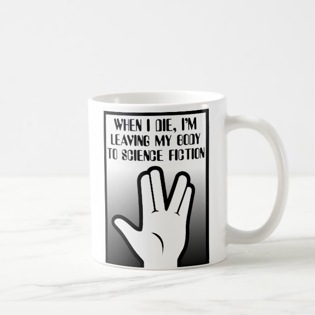 Corps À La Science-Fiction Drôle Mug (Droite)