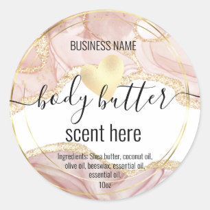 corps beurre or moderne produit étiquette