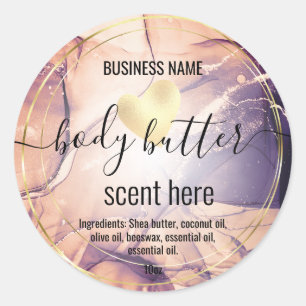 corps beurre or moderne produit étiquette