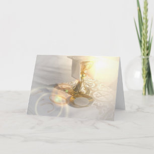 Corps de carte de voeux du Christ