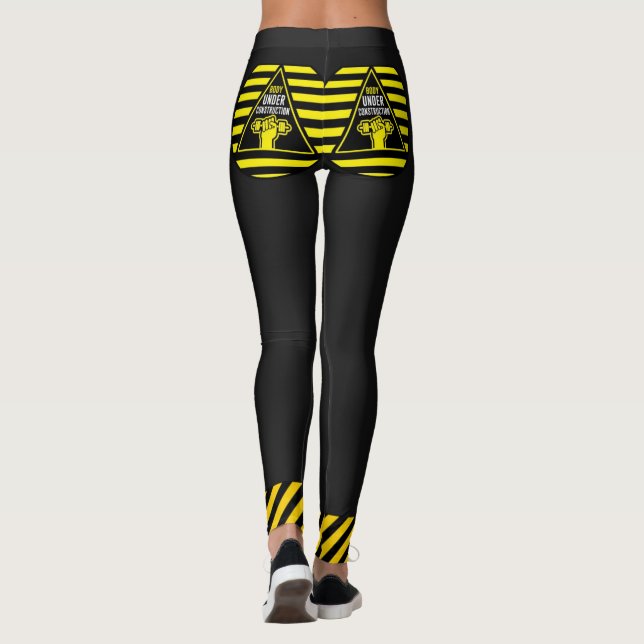 Corps en construction Leggings (Dos)