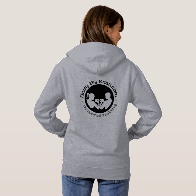 Corps par le sweat - shirt à capuche des femmes (Dos entier)