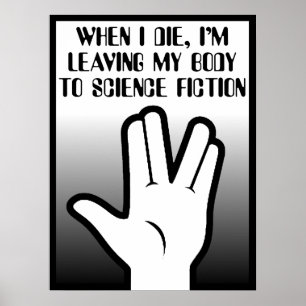 Corps Pour Affiche de Signe d'Impression de Fictio