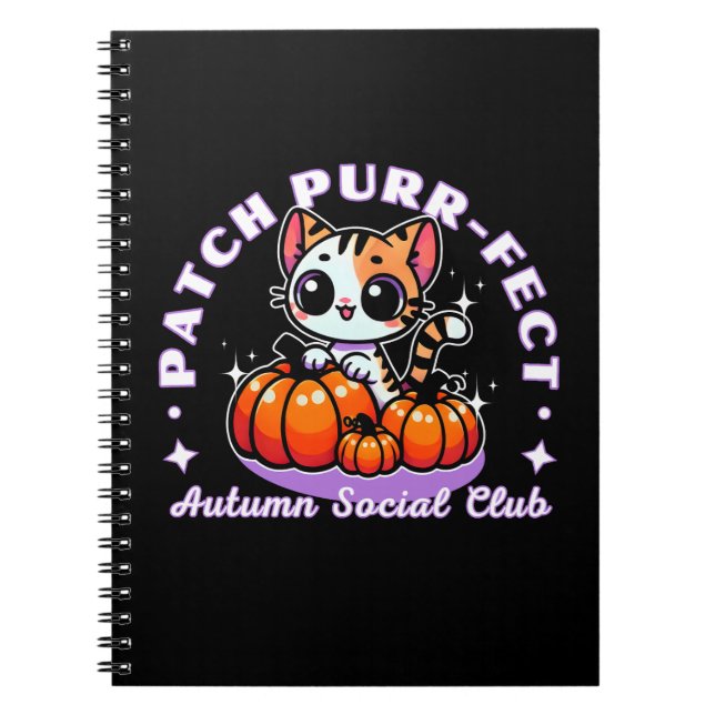 Correctif purr-fect - Carnet de patchs Citrouille  (Devant)