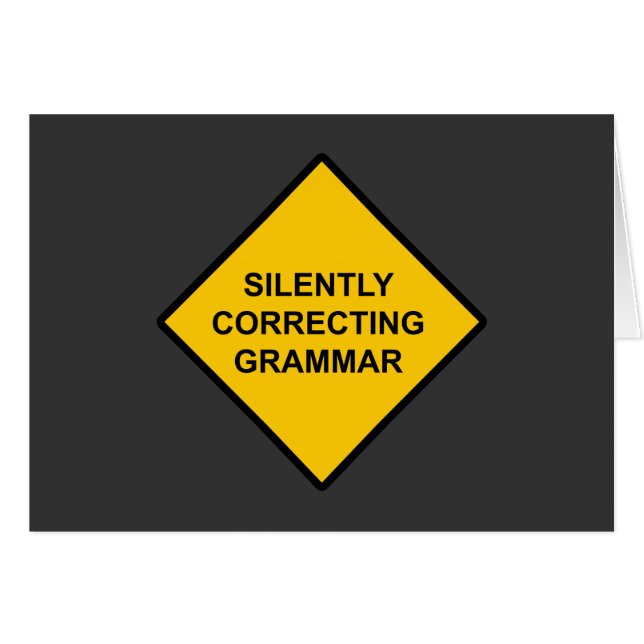 Correction silencieuse de la grammaire (Devant horizontal)