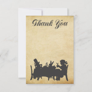 Correspondance Alice au pays des merveilles Tea Party Carte de re