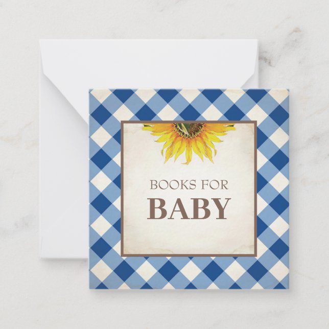 Correspondance Apportez une carte de note d'insertion de Baby sho (Devant)
