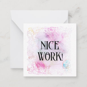 Correspondance *~* BEAU TRAVAIL ! Carte de note plat AP62 Relatio