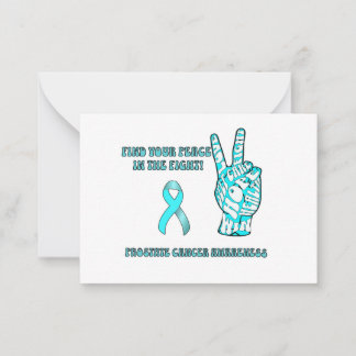 Correspondance Carte à note plat de sensibilisation à la prostate