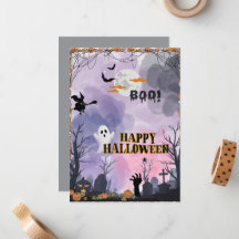 Carte Appartement Halloween - Carte de voeux Éffra