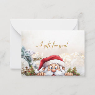 Correspondance Carte cadeau de Noël d'affaires