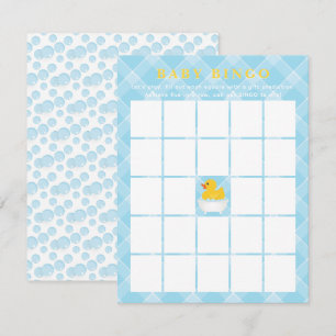 Correspondance Carte de bingo Baby shower en caoutchouc   Bébé bl