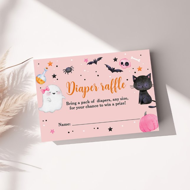 Correspondance Carte de carafe Baby shower Halloween Boo (Créateur téléchargé)