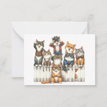 Carte de Chat Mignon
