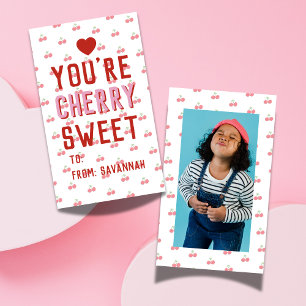 Correspondance Carte de classe de la Saint-Valentin Très Sucrée C