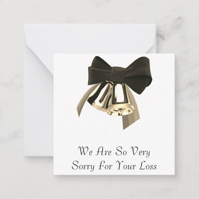 Correspondance Carte de condoléances la plus profonde (Devant)