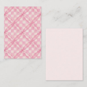 Correspondance CARTE DE CONTRÔLE ROSE 3,5x2,5 Plat Card II / Vert