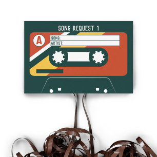 CORRESPONDANCE CARTE DE DEMANDE DE CHANSON CASSETTE