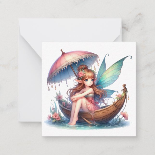 Correspondance Carte de Fantaisie Fée (Devant)