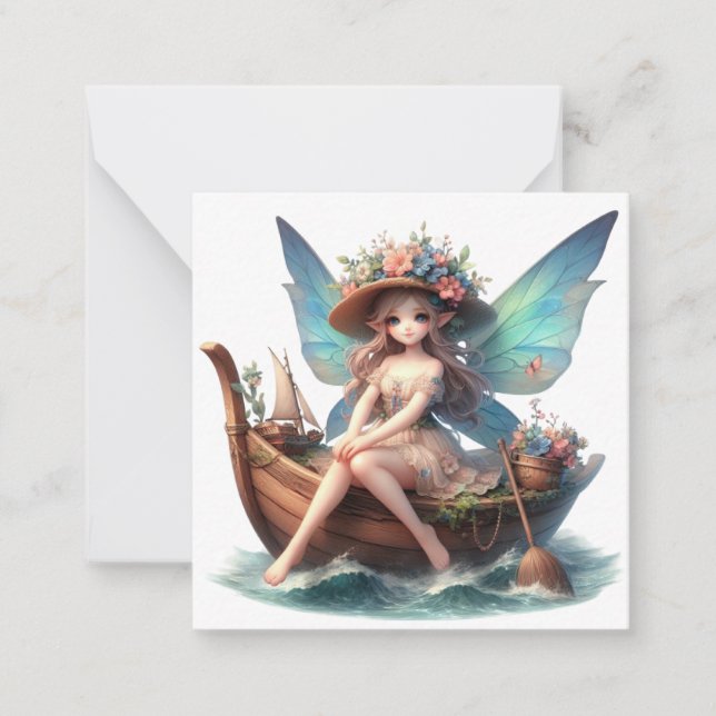 Correspondance Carte de Fantaisie Fée (Devant)