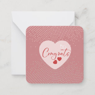 Correspondance Carte de félicitations pour vos fiançailles
