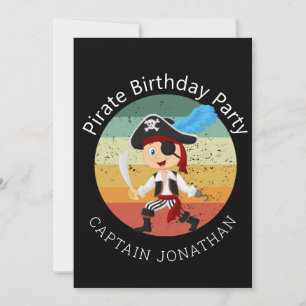 Correspondance Carte de fête pour garçon pirate