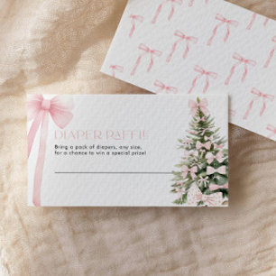 Correspondance Carte de jauge de couches d'hiver Pink Bow