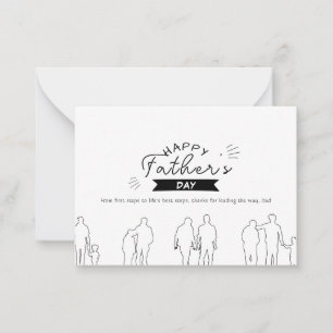 Correspondance Carte de la Fête des Pères "Générations d'amour"