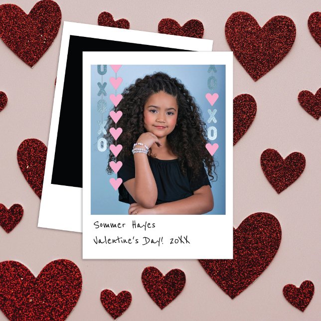 Correspondance Carte de la Saint-Valentin avec photo instantanée  (Créateur téléchargé)