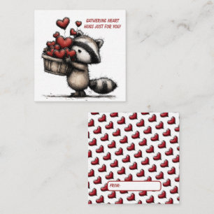 Correspondance Carte de la Saint-Valentin de Raton Laveur Mignon