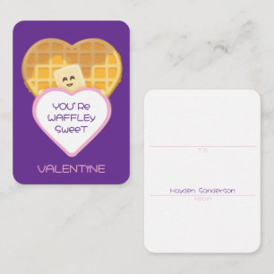 Correspondance Carte de la Saint-Valentin Mini Waffley Sweet pour
