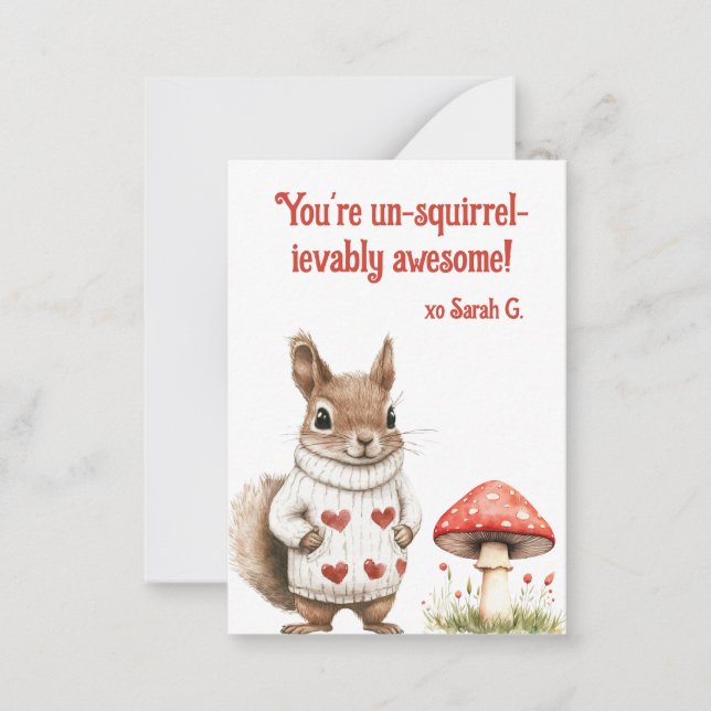 Correspondance Carte de la Saint-Valentin pour enfants avec des a (Devant)
