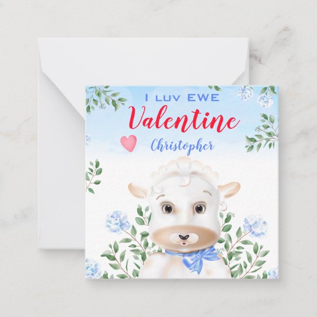Correspondance Carte de la Saint-Valentin pour les enfants en cla (Devant)
