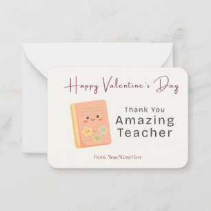 Correspondance Carte de la Saint-Valentin pour un professeur incr