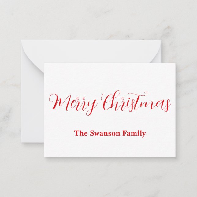 Correspondance Carte de Noël Appartement (Devant)