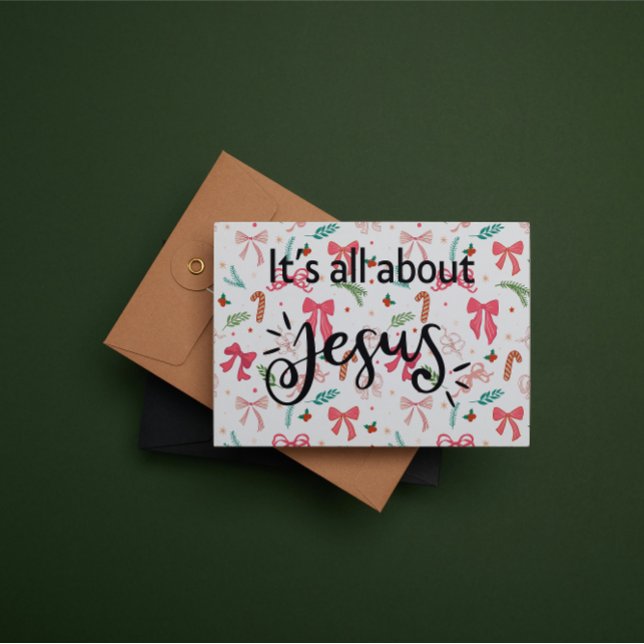Correspondance Carte de Noël chrétienne : Tout est question de Jé (Créateur téléchargé)
