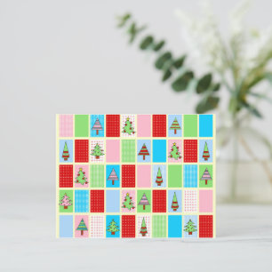 Correspondance Carte de Noël colorée