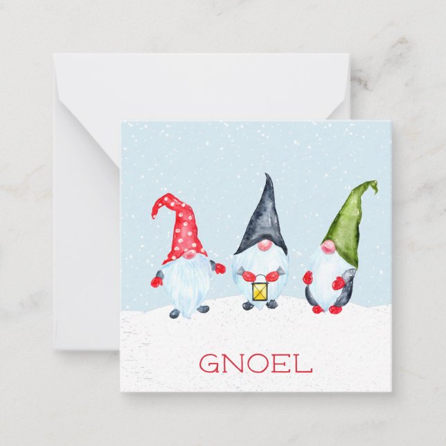 Correspondance Carte de Noël de Gnoel Christmas Gnomes (Devant)