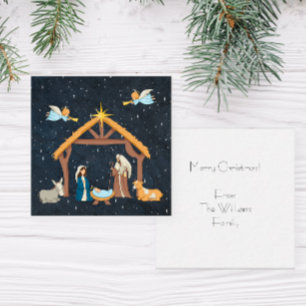 Correspondance Carte de Noël de la Nativité du Christ