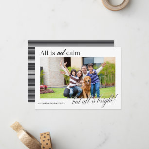 Correspondance Carte de Noël drôle pour famille nombreuse intitul
