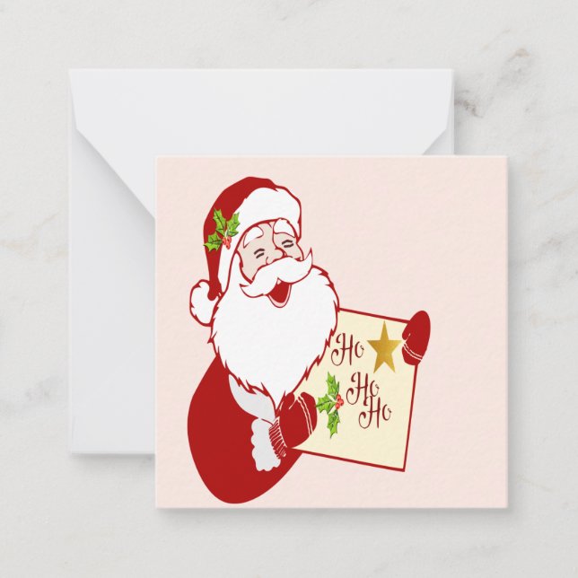 Correspondance Carte de Noël du Père Noël (Devant)