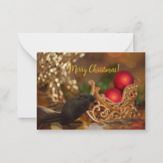 Correspondance Carte de Noël gerbil amant animal de compagnie per