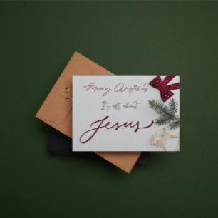 Correspondance Carte de Noël : Joyeux Noël c'est à propos de Jésu