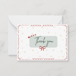 Correspondance Carte de Noël Merci